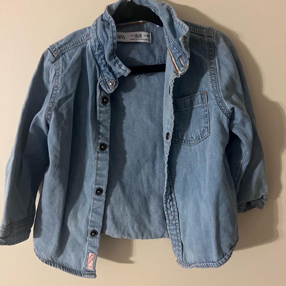 Zara Kids Light Blue Jean Jacket